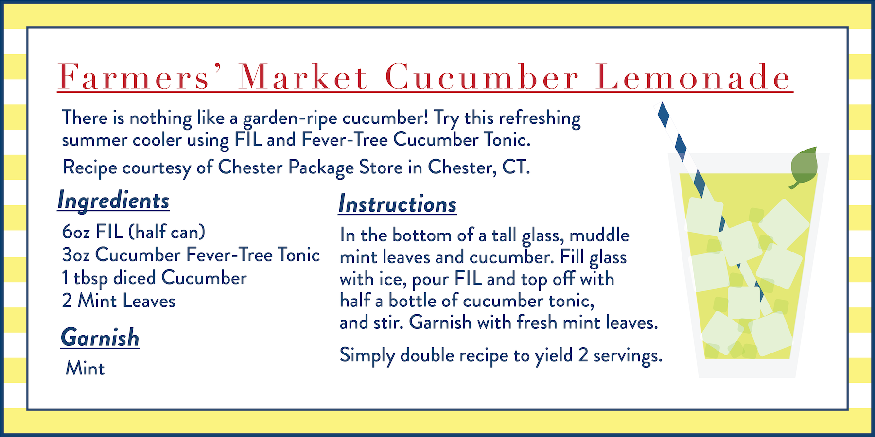 farmers market cucumber lemonade recipe